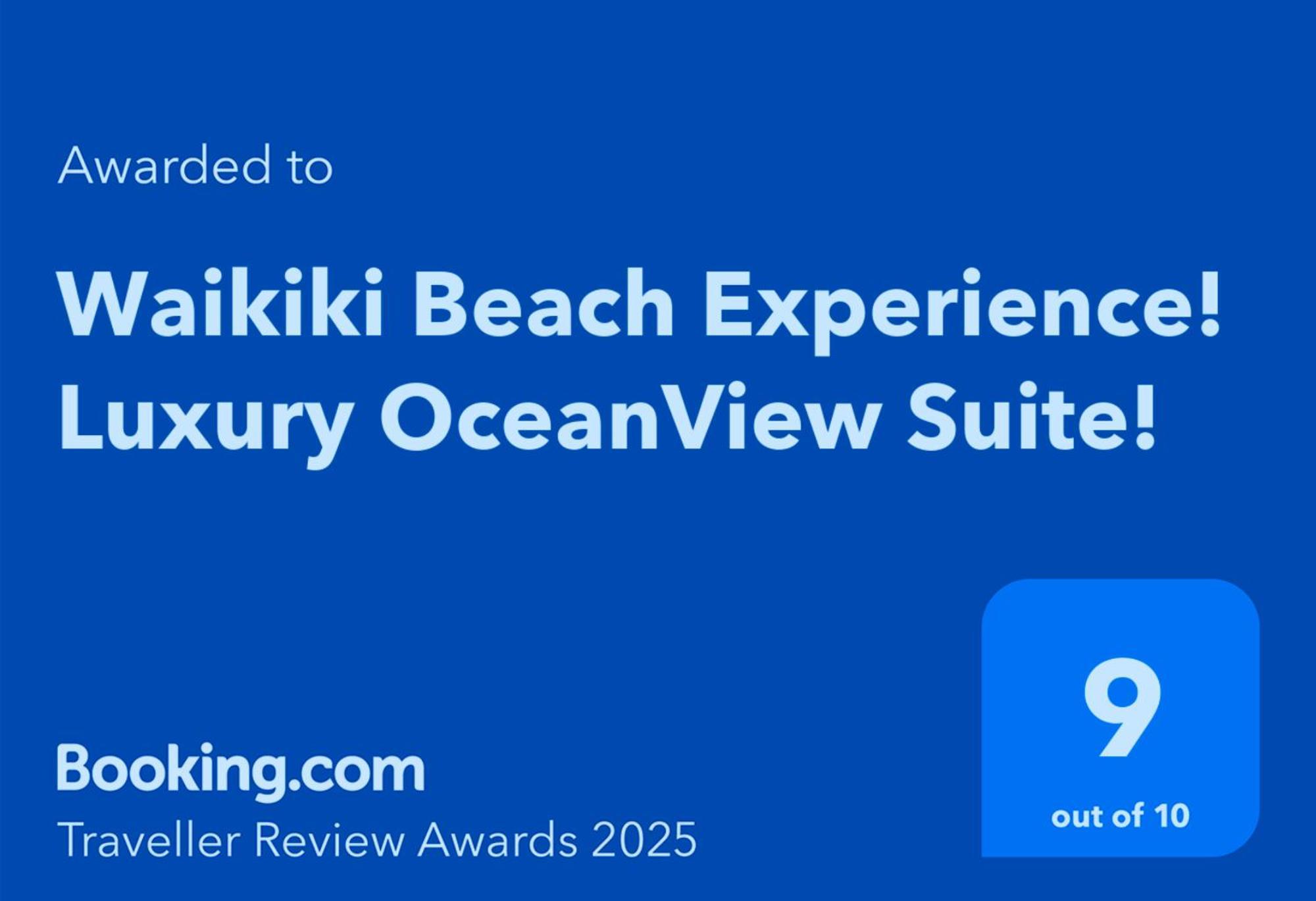 Waikiki Beach Experience! Luxury Oceanview Suite! Honolulu Buitenkant foto